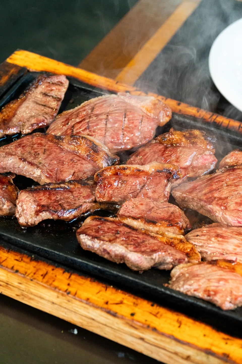 Picanha na chapa do Laço de Ouro · corte fatiado pronto pro rodízio