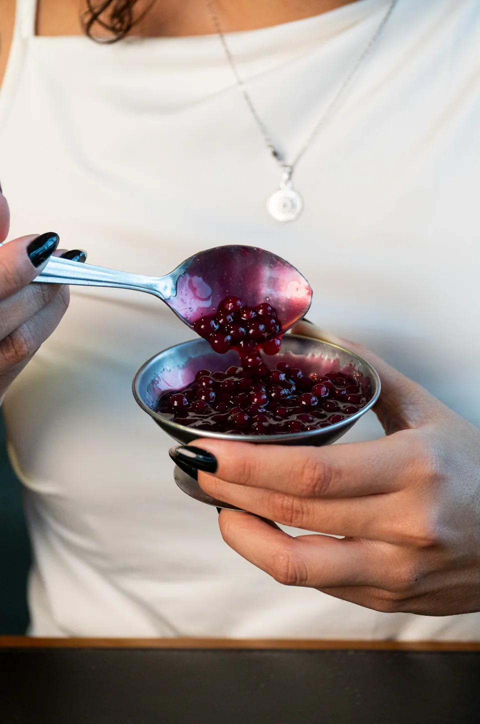 Sagu de vinho tinto · sobremesa típica da Serra Gaúcha